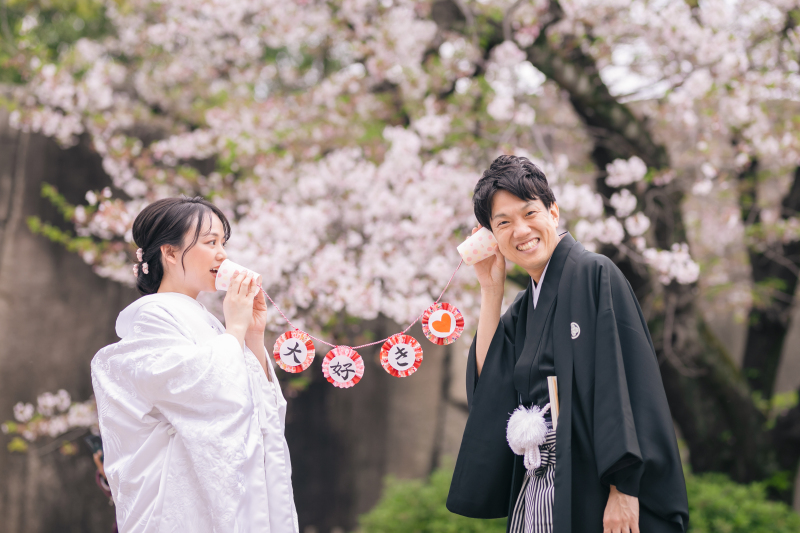 桜 × 白無垢 = awesome！