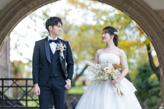 秋の紅葉フォトウェディング