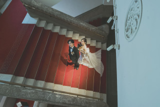 ミライザ大阪城といえば『赤絨毯の階段』