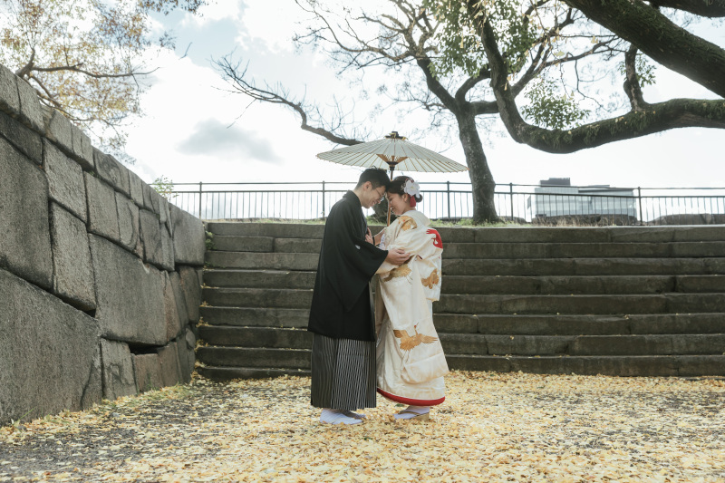 大阪城公園の紅葉