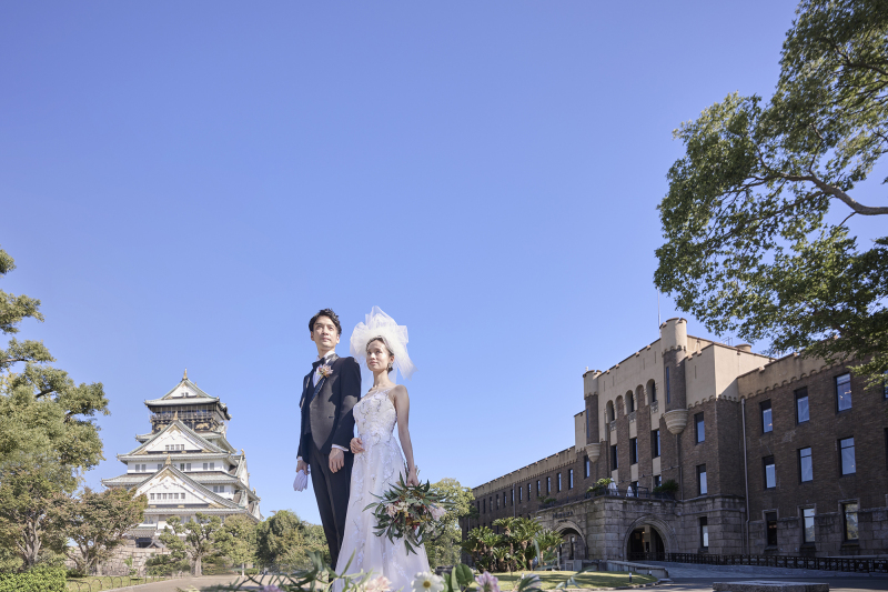 ミライザ大阪城館内のフォトスポット~チャペル・前室×和装~