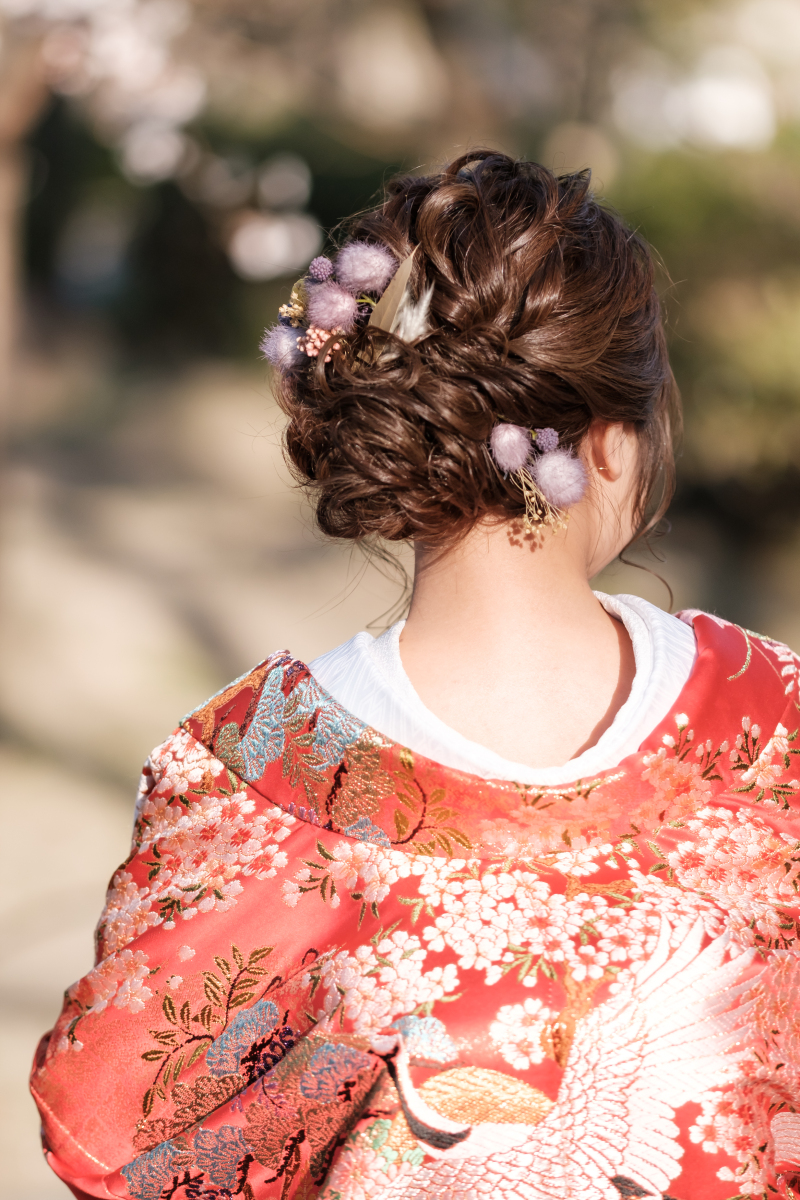 和装のヘアセットのご紹介