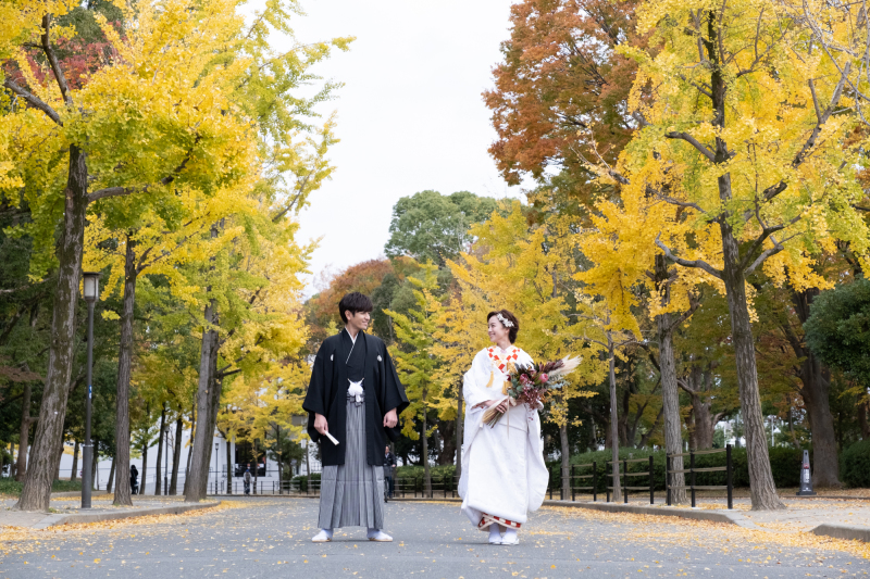 紅葉×和装は大人気！！