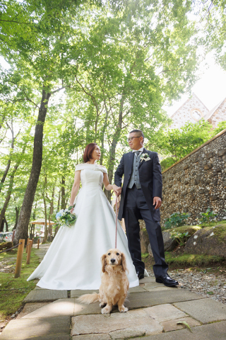愛犬と一緒にフォトウエディングが叶う場所