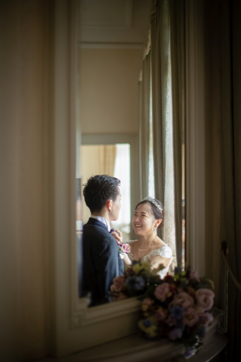 フランス風洋館でのクラシックフォトウエディング