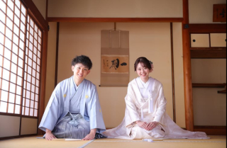 花嫁様の伝統的衣装【白無垢】