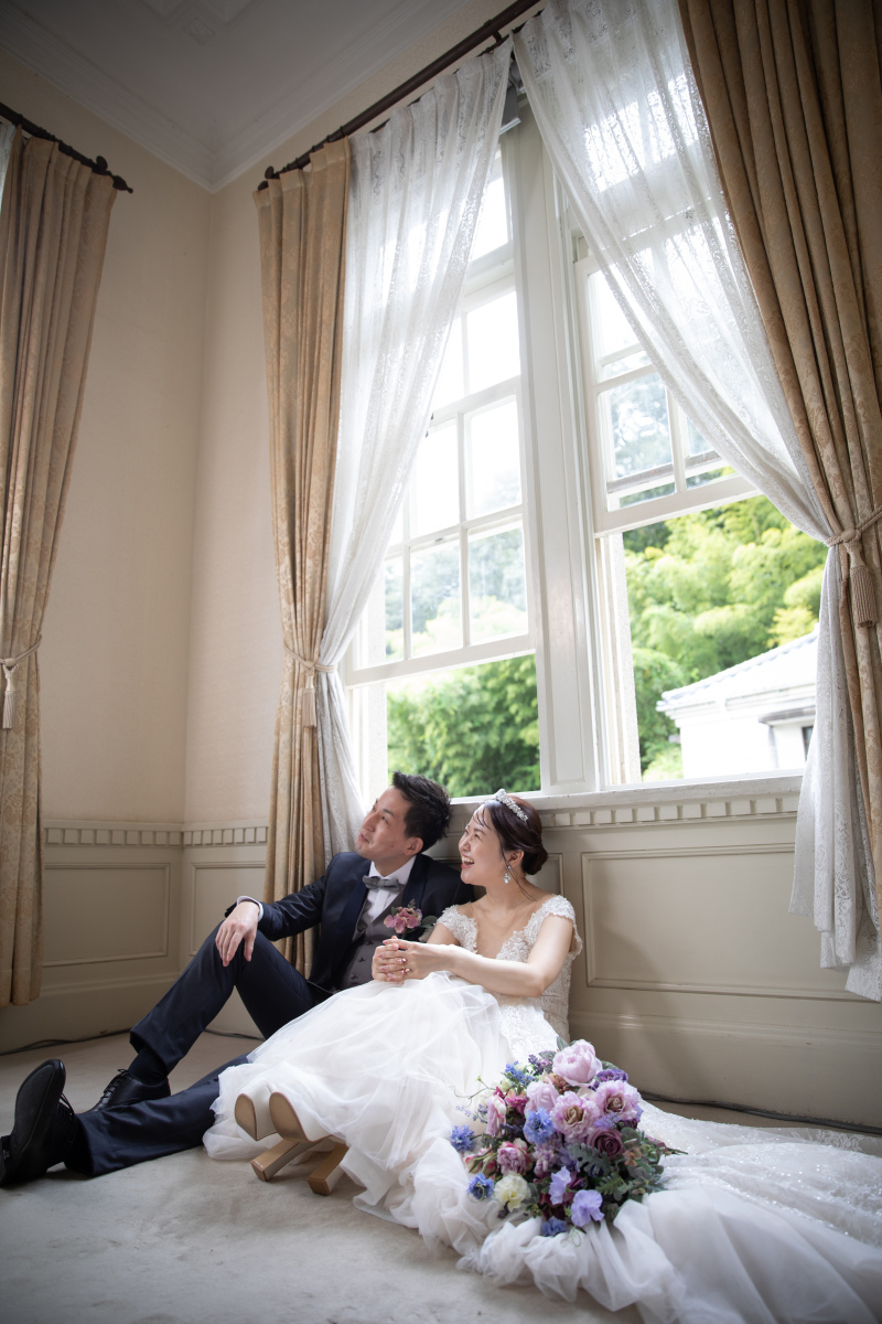 フランス風洋館でのクラシックフォトウエディング