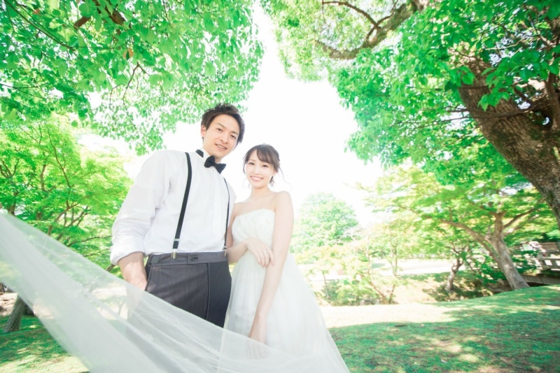 夏はドレスでロケ撮影!