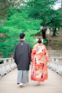 ワンちゃんと撮影♪