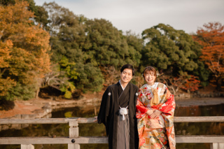 真っ赤な秋景色