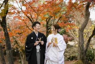 秋の奈良フォトウエディング♡
