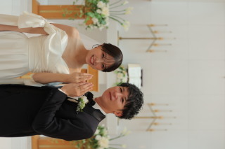 ウエディングとカラー両方楽しみましょう♪