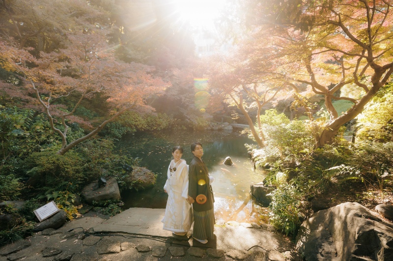 池田山公園紅葉ロケーション撮影!
