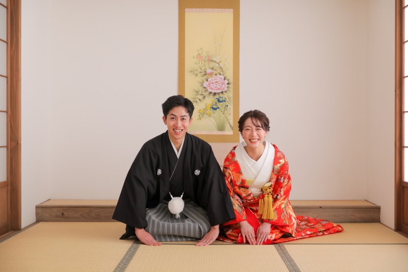 屋内庭園スタジオ撮影