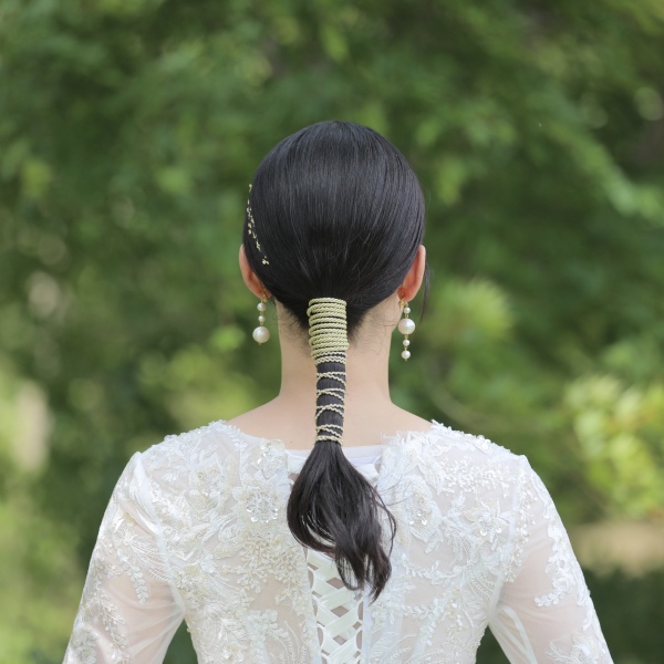 ヘアアクセサリーを使ったアレンジのご紹介