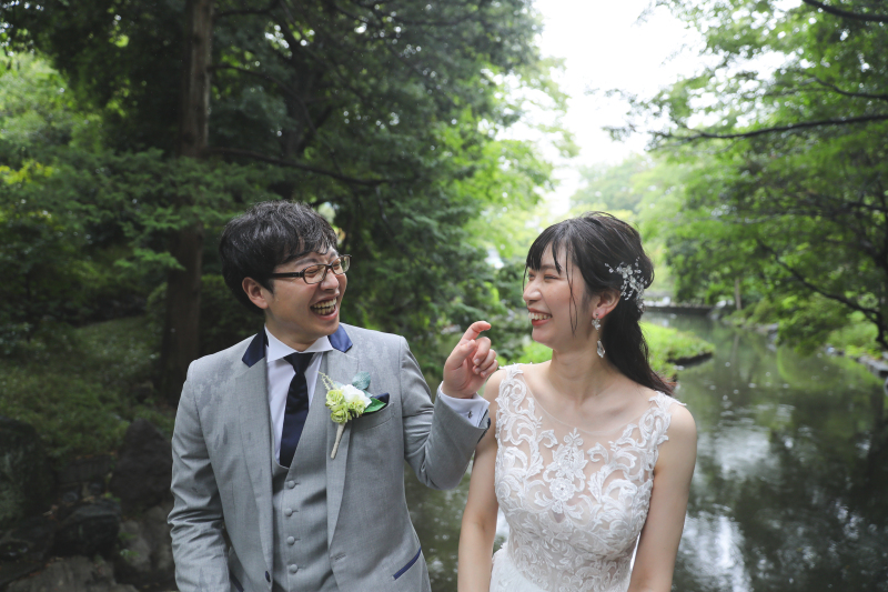 洋装 有栖川宮記念公園ロケーション