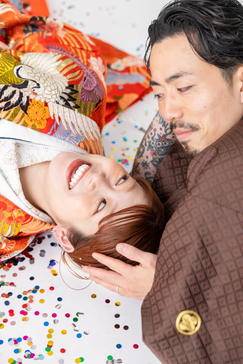 小物を使ってお二人らしく