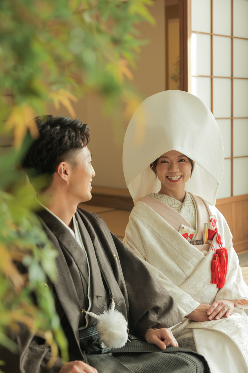 和装小物コーディネート&綿帽子