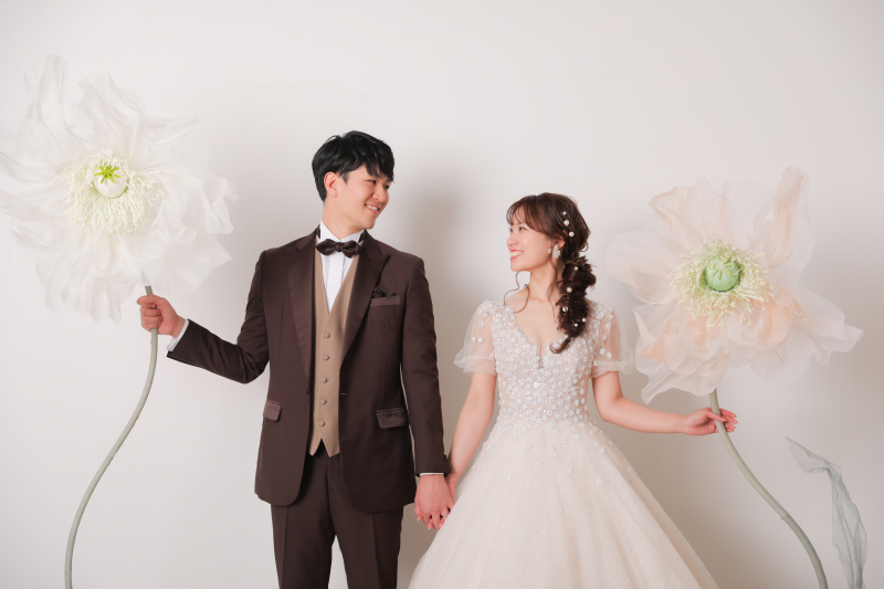 ハウススタジオで華やかに