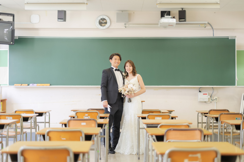 お二人の母校で
