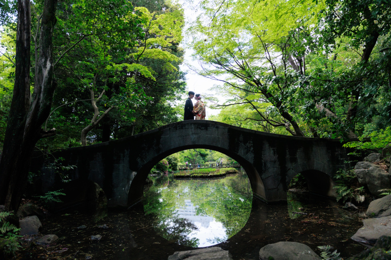 綺麗な緑の中で和装撮影しませんか?