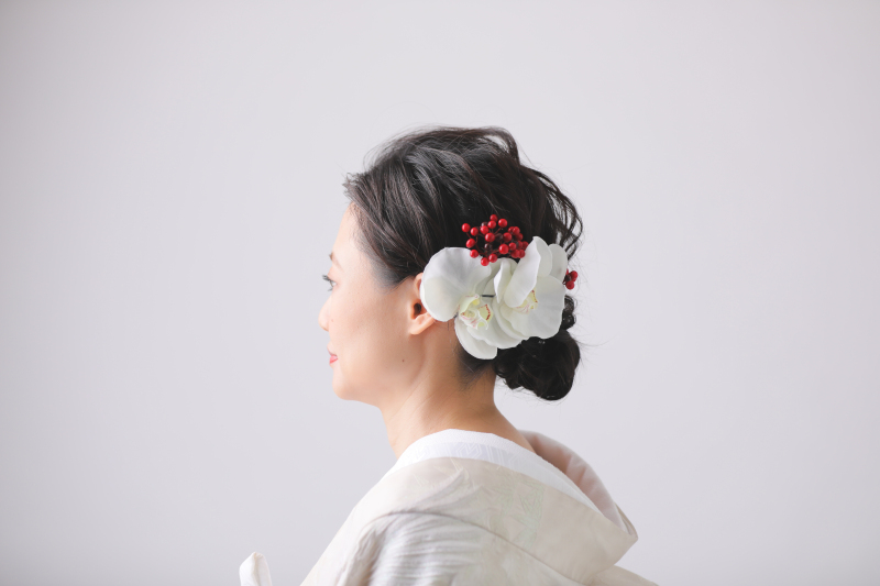 白無垢にぴったりな髪飾りのご紹介♪