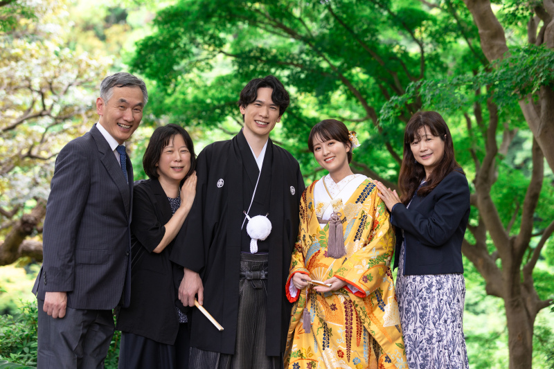 新緑に包まれる、特別な一日を。