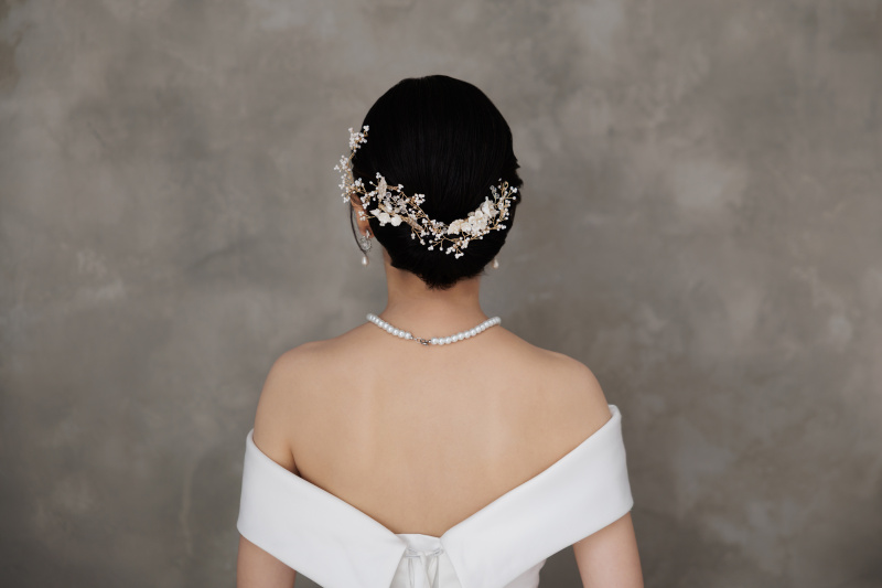 ショートヘア花嫁様のイメージチェンジ