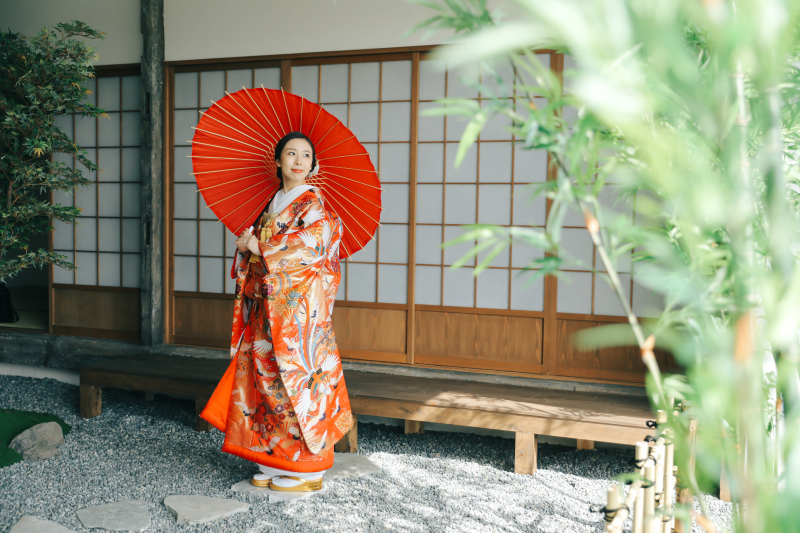 屋内庭園スタジオがリニューアル!和装の良さを最大限に活かす撮影を☆