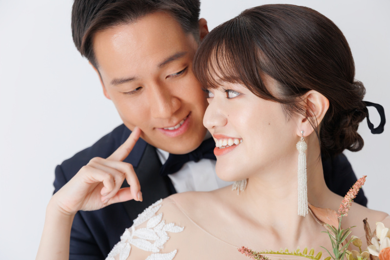 洋装ハウススタジオで華やかで思い出に残る一枚を