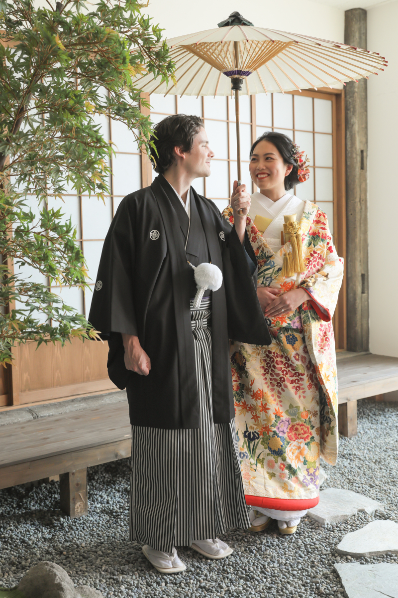 屋内庭園スタジオ撮影