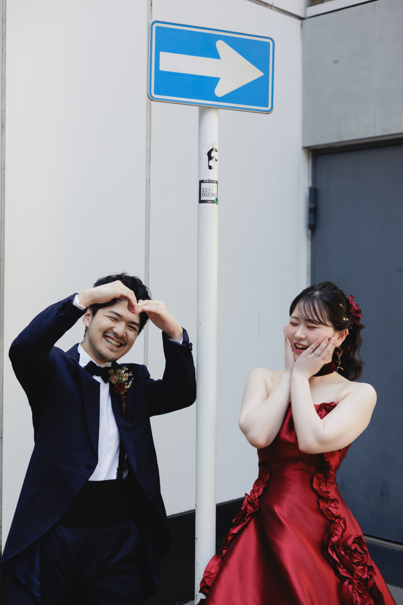 街で残すウェディングフォト
