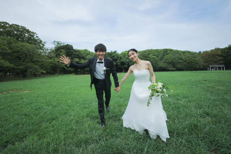 自然な公園に合う衣装・ヘアメイクのご紹介!