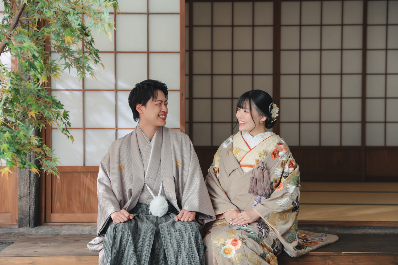 スタジオで和装&洋装撮影!