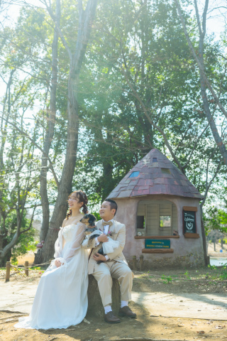昭和記念公園で可愛らしく！