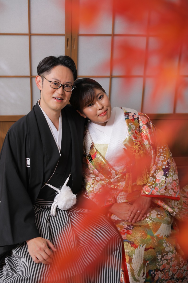 屋内庭園で撮る季節感