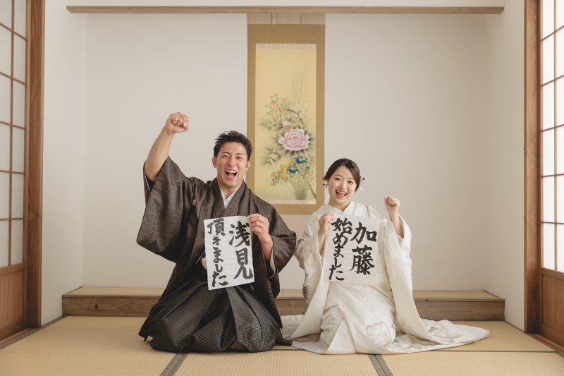 お持ち込みの小物を使って楽しい撮影を！