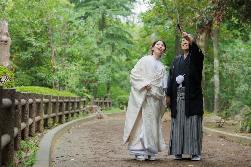 和装有栖川宮記念公園ロケーションと洋装ハウススタジオ