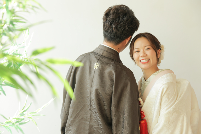 和装小物コーディネート&綿帽子