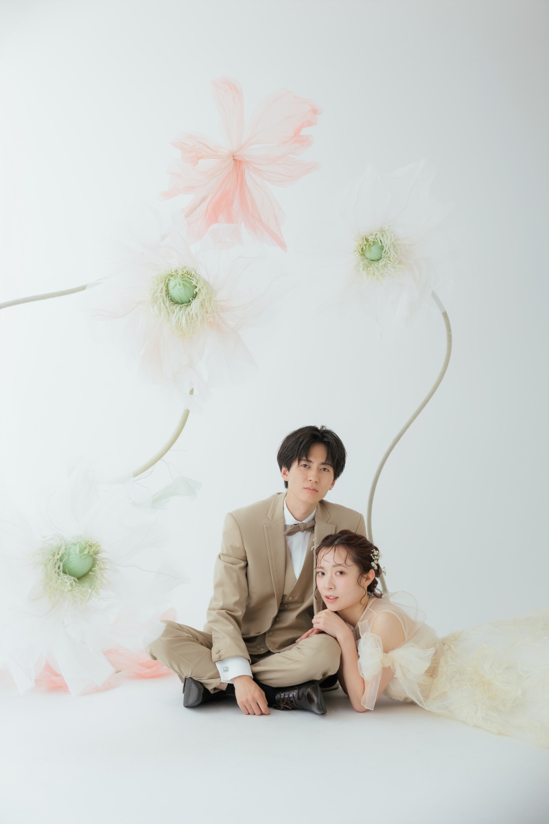 ジャイアントフラワーで透明感たっぷりなお写真を