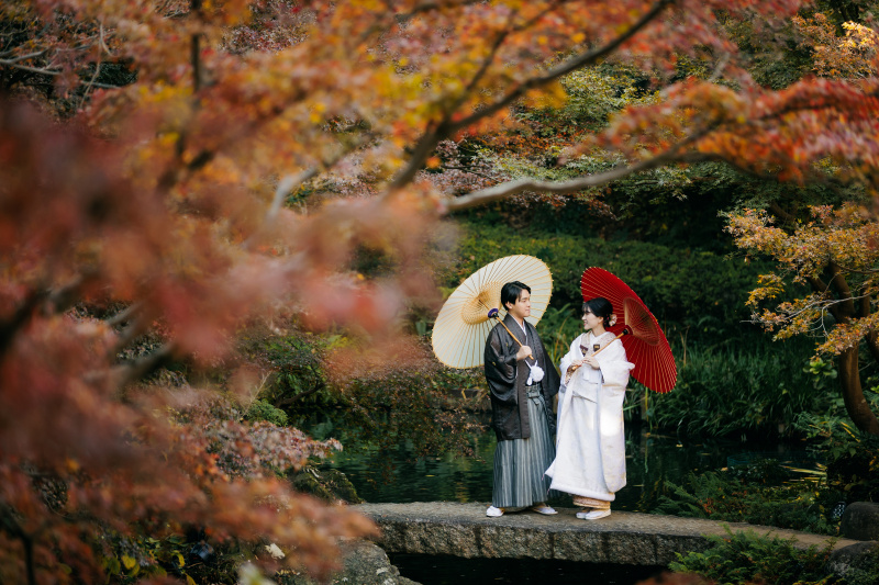 池田山公園紅葉ロケーション撮影!