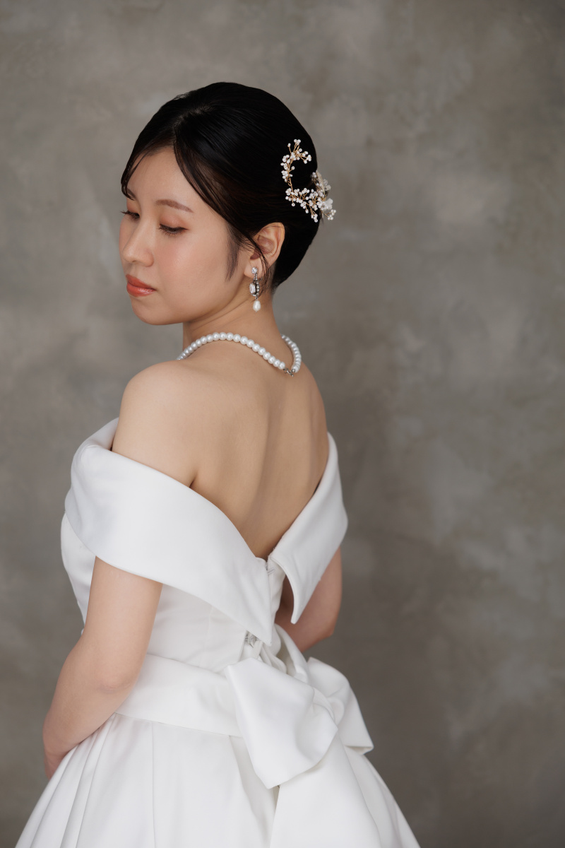 ショートヘア花嫁様のイメージチェンジ