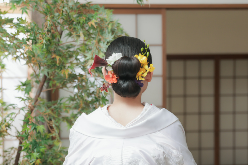和装シニヨン紹介します!