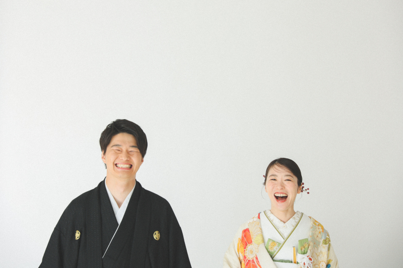 和装はスタジオ、洋装はロケーションという選択肢。