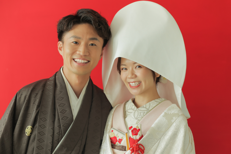 和装小物コーディネート&綿帽子