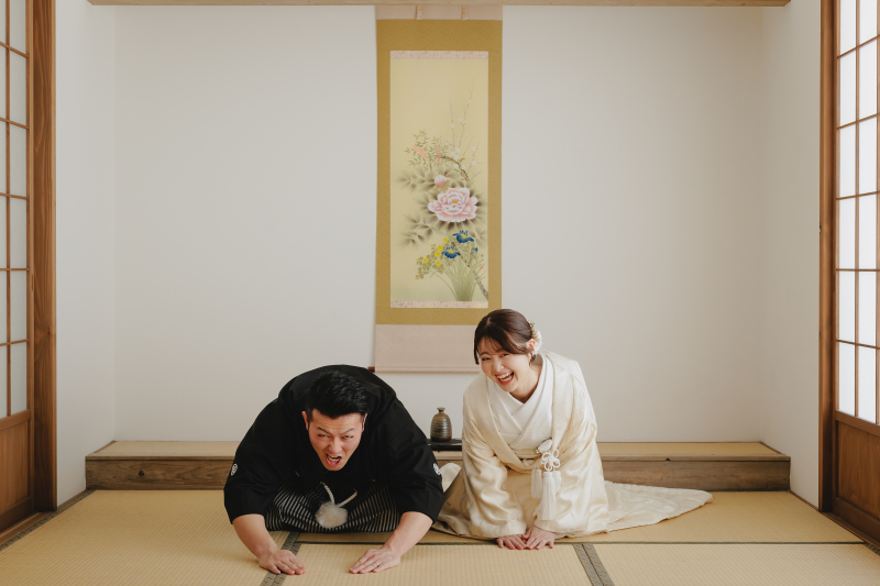おふたりらしい和装スタジオ撮影！