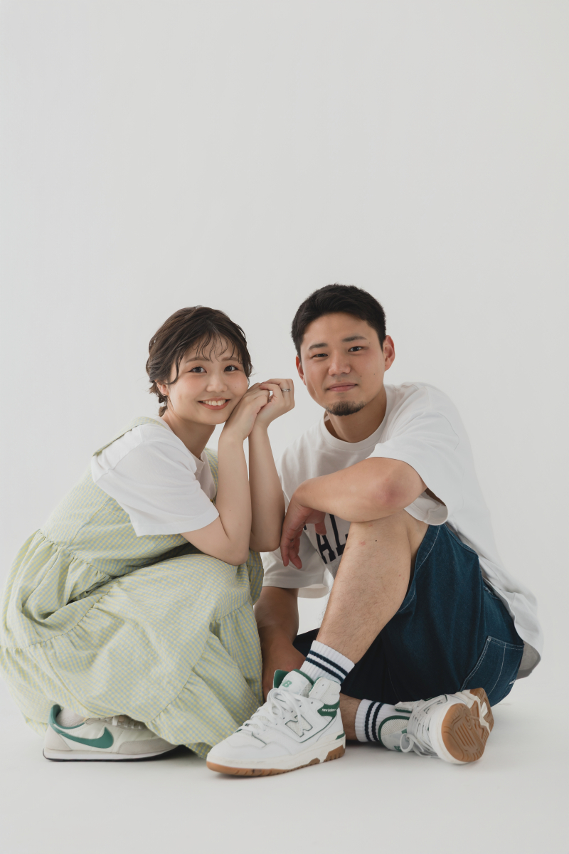 仲良しなお二人の私服フォト!