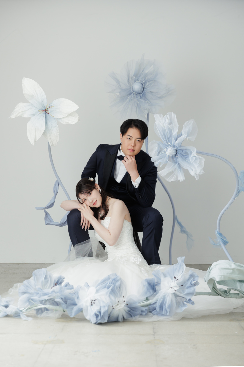 ウェデングドレスとカラードレスの２着撮影！