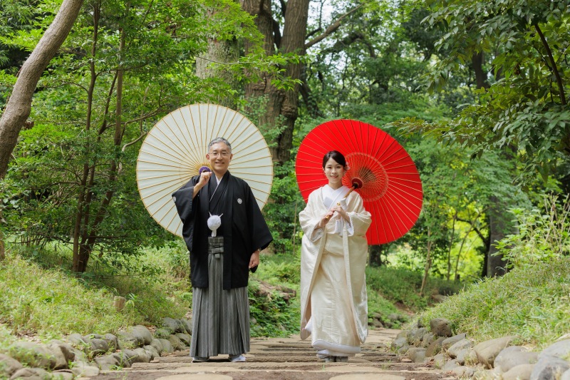 和装有栖川宮記念公園ロケーションと洋装ハウススタジオ