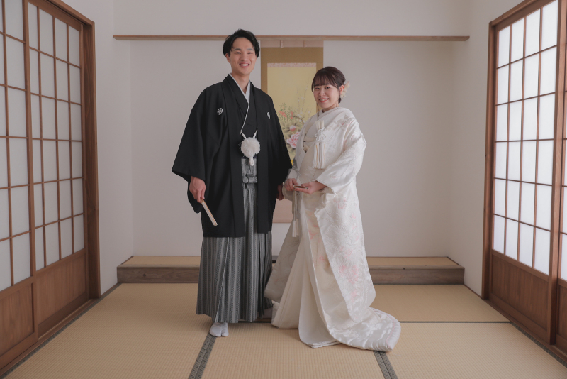 屋内庭園スタジオ撮影